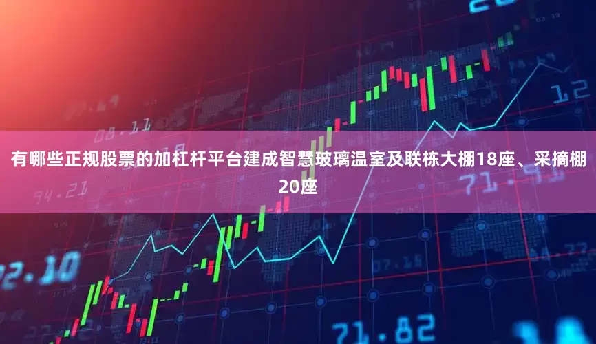 有哪些正规股票的加杠杆平台建成智慧玻璃温室及联栋大棚18座、采摘棚20座