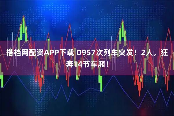 搭档网配资APP下载 D957次列车突发！2人，狂奔14节车厢！
